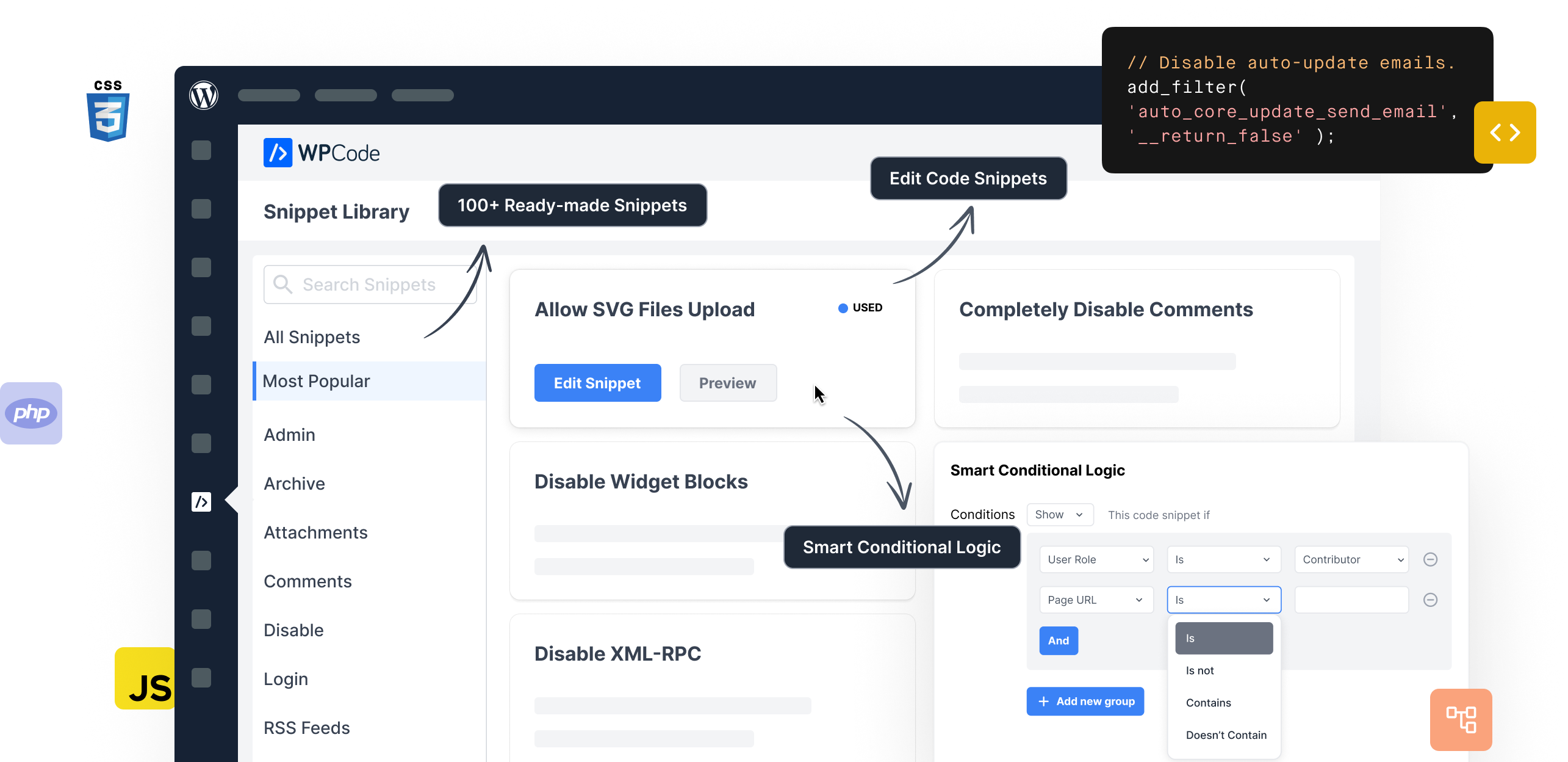 Code Plugins, Code & Scripts