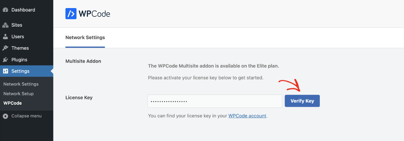 Introducing The New WPCode Multisite Addon: Setting up WPCode Multisite Addon Step 2