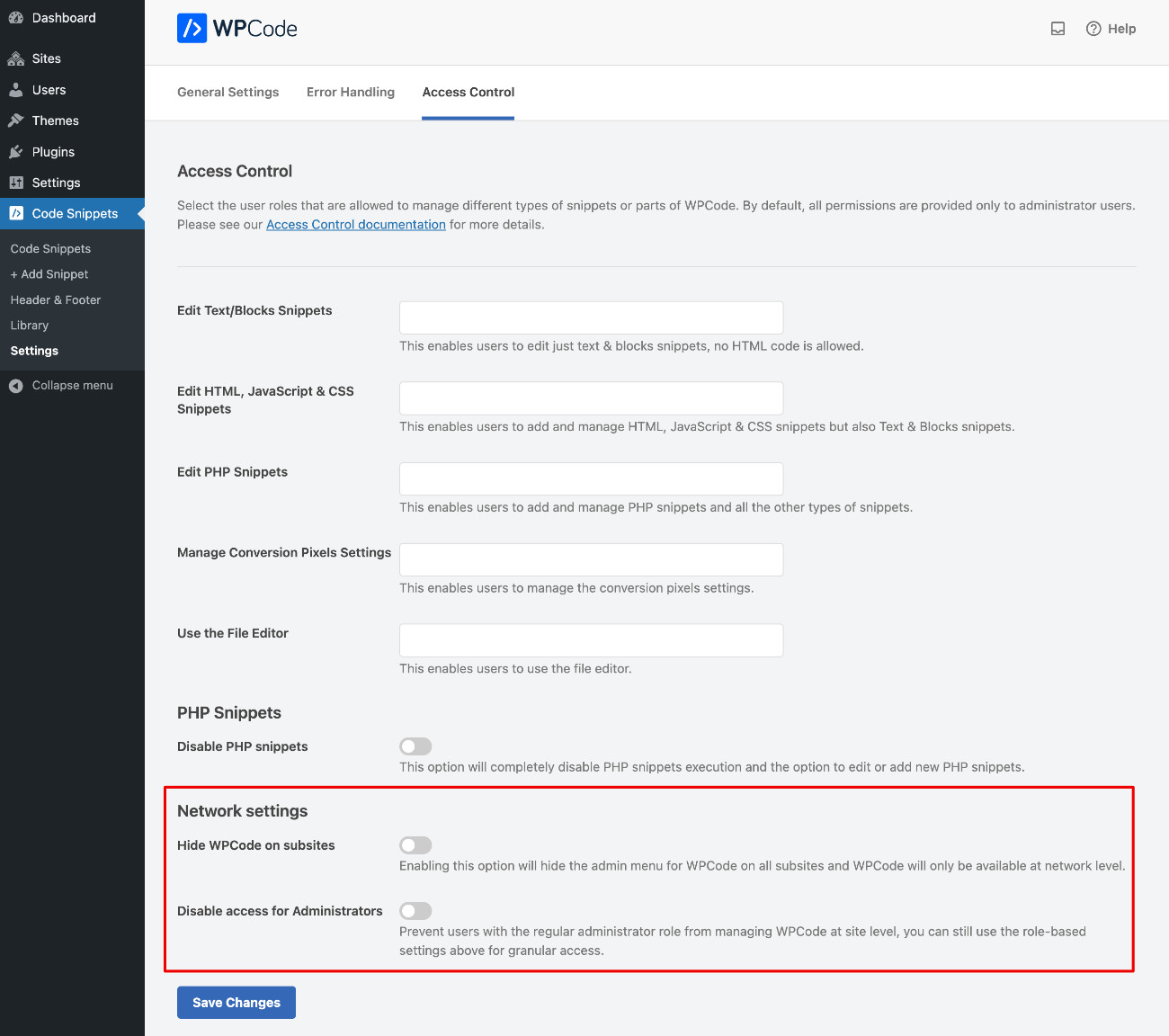 Introducing The New WPCode Multisite Addon: Setting up WPCode Multisite Addon Step 4