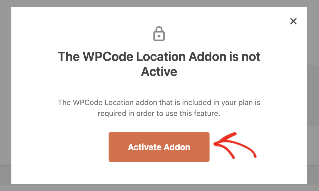 Introducing Location Addon, Bigger Editor Area & More in WPCode v2.1.13: Install Location Addon