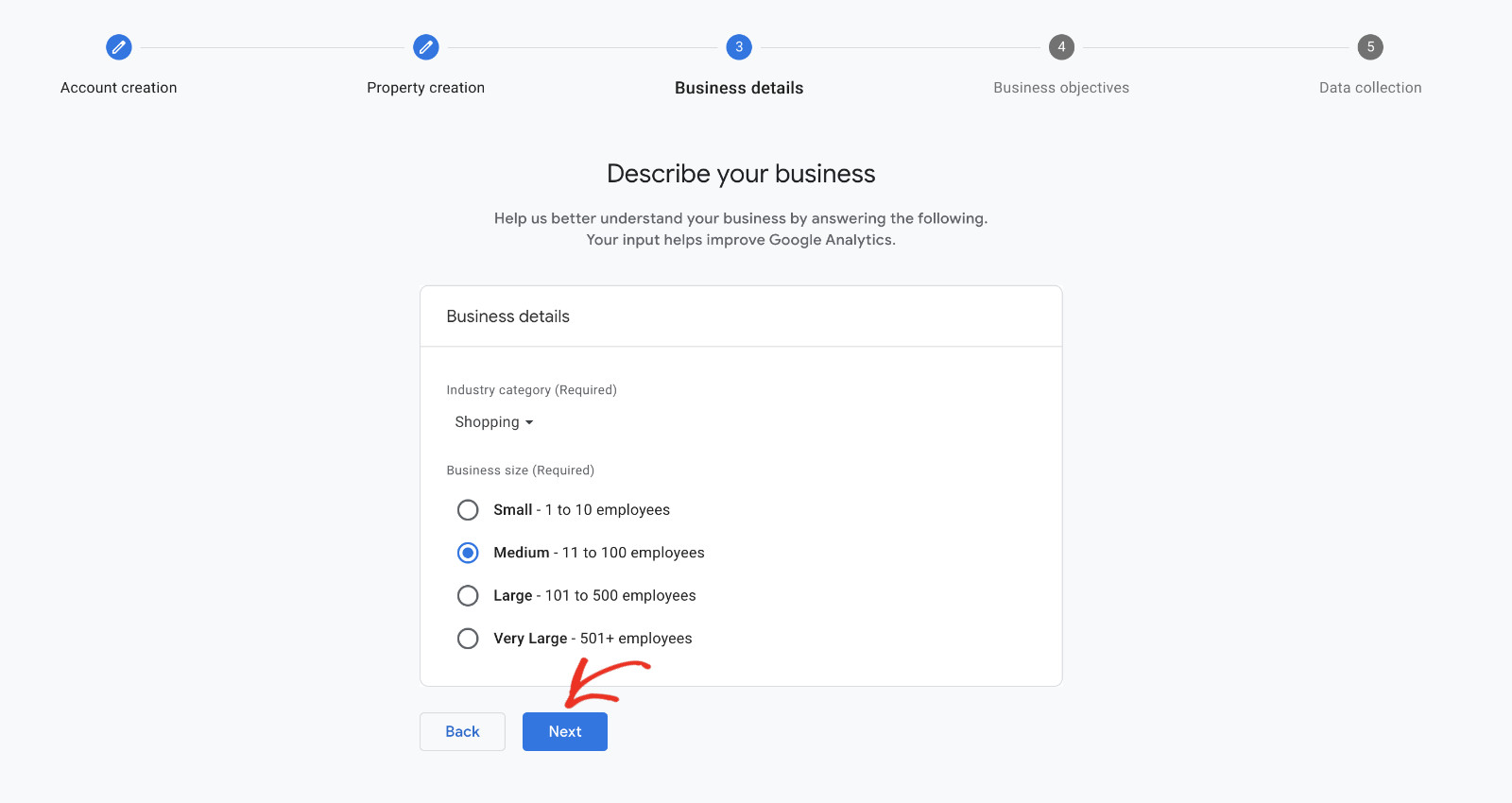 How to add Google Analytics to WordPress: Signing up for Google Analytics Step 6