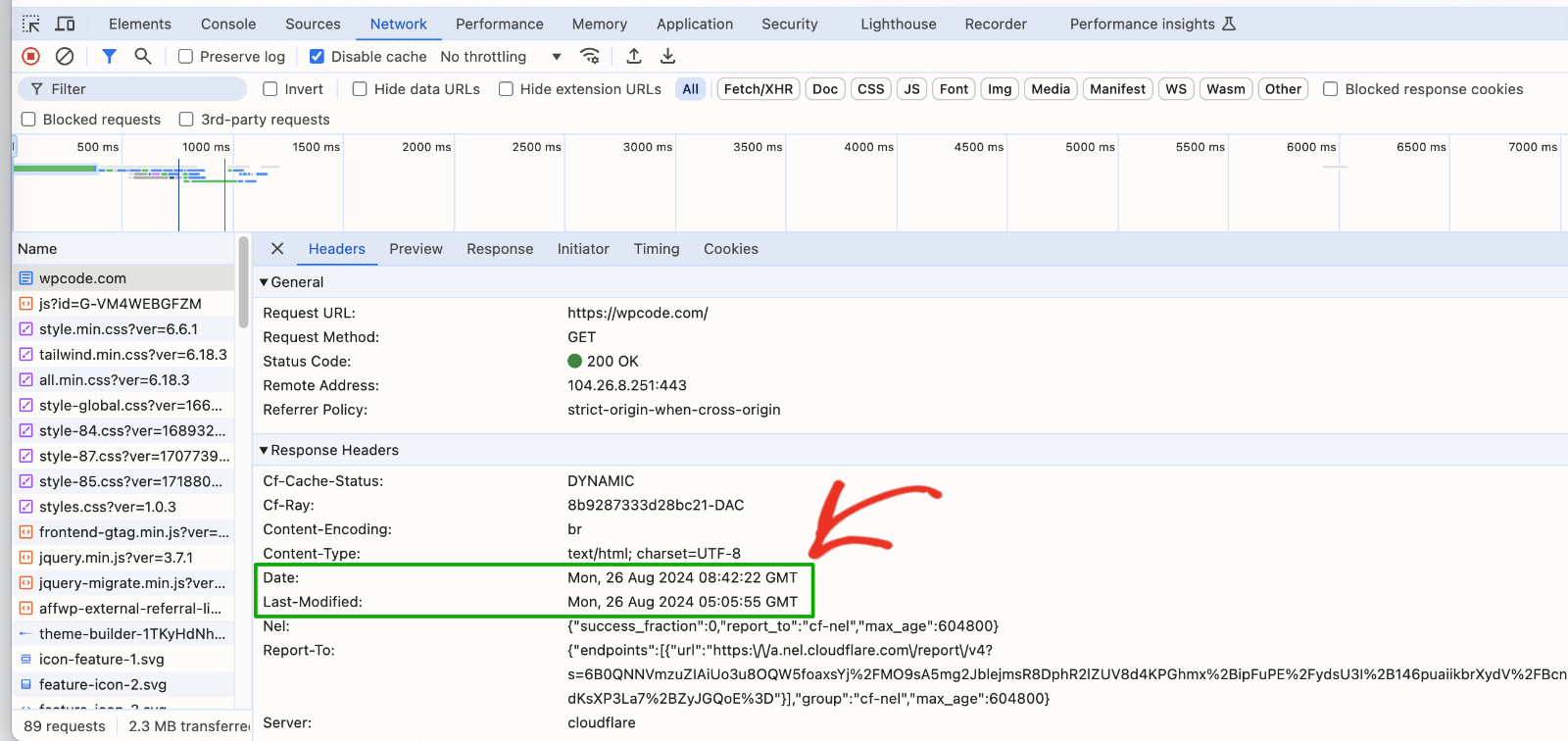 How To Tell If A Page Is Cached In WordPress: Disable Browser Cache Step 2