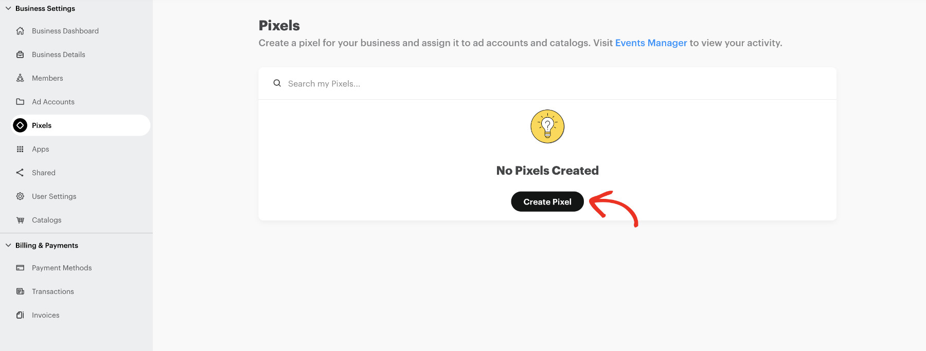 How To Add Snapchat Pixel To WordPress: create Snapchat Pixel step 2