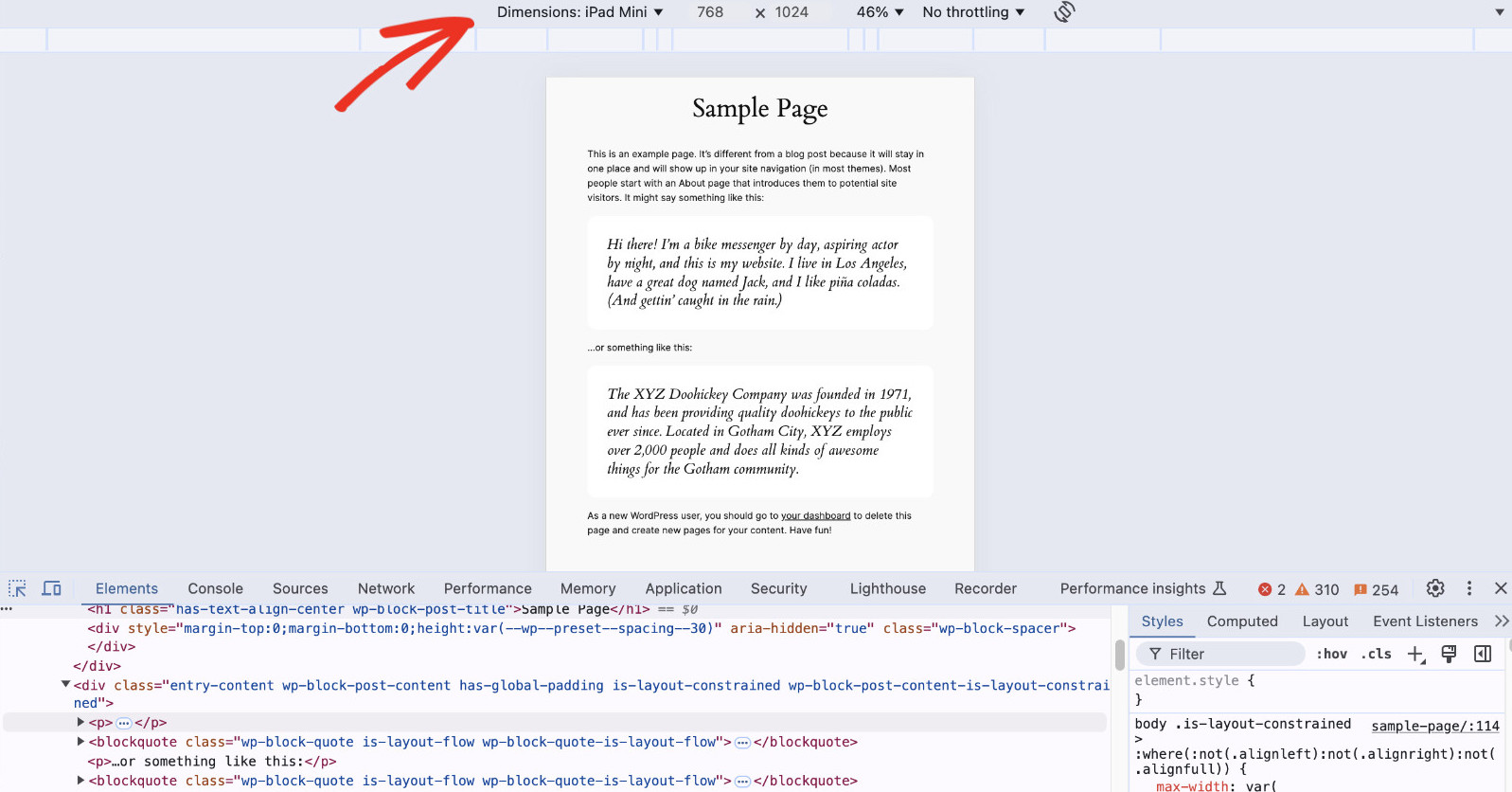 How To Use Developer Tools (Inspect Element): Open Responsive Device Toolbar Step 2