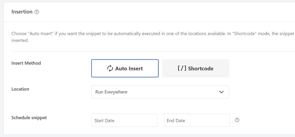 How to insert code in website