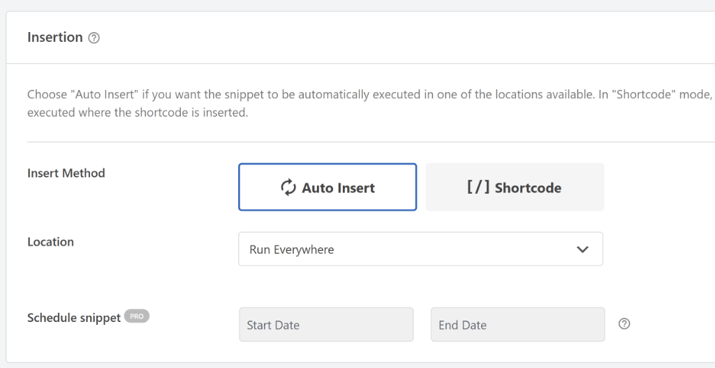 Insert and run code everywhere