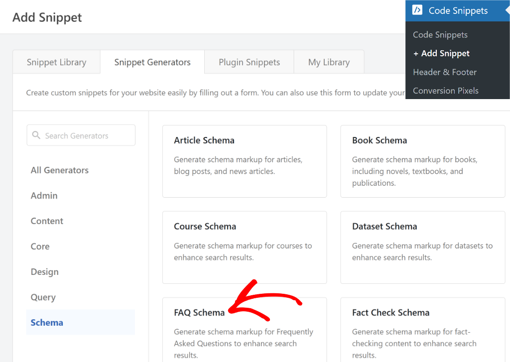 Add FAQ schema markup