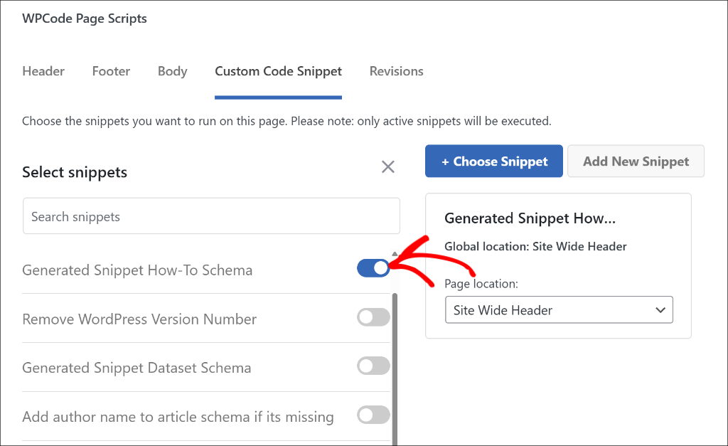 Enable the how to schema for your post
