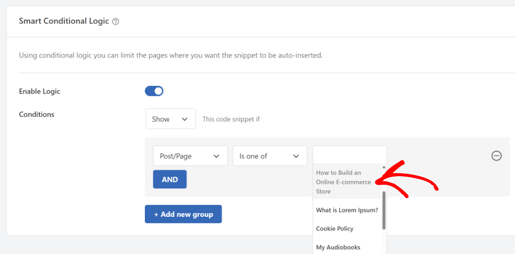 Select post to add how to schema