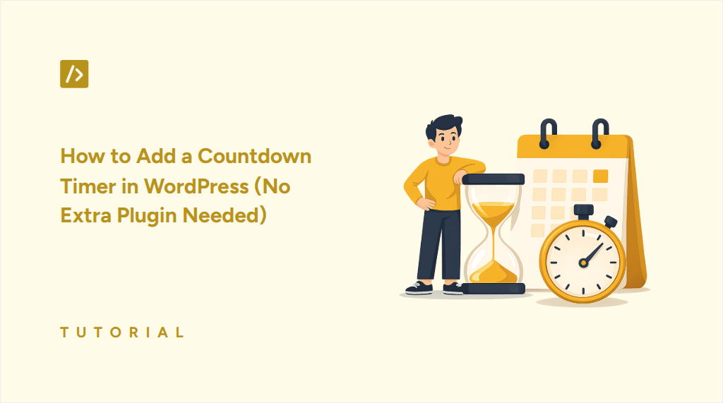 How to Add a Countdown Timer in WordPress (No Extra Plugin Needed)