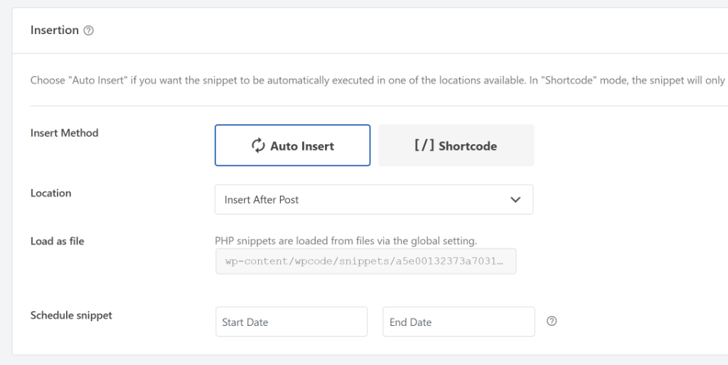 View php snippet file path