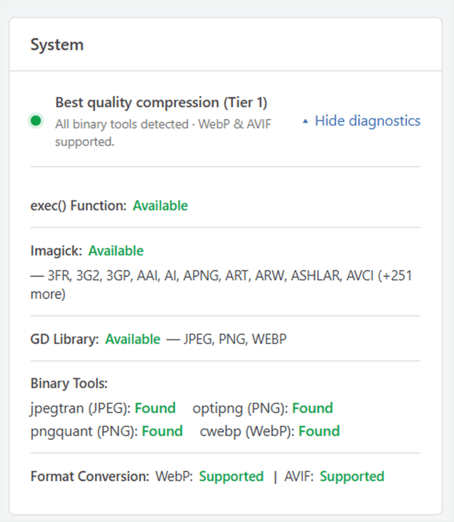 wpcode tier 1 diagnostics
