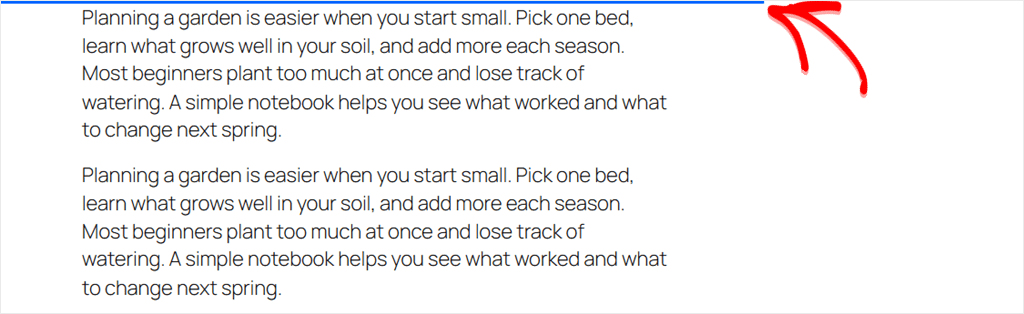 A blog post with a blue reading progress bar across the top of the page, about 80 percent filled